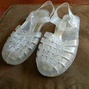 Modcloth Sparkly Jelly Sandals
